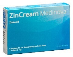Foto ZinCream Medinova Crèmepaste 3 Tube 5 g