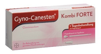 Foto Gyno-Canesten Kombi FORTE Vaginalkapsel & Creme