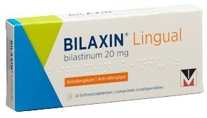 Foto Bilaxin Lingual Schmelztabletten 20 mg 10 Stk