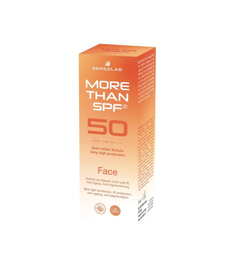 Foto Sensolar more than Face Creme mit Anti-Aging LSF50 50 ml
