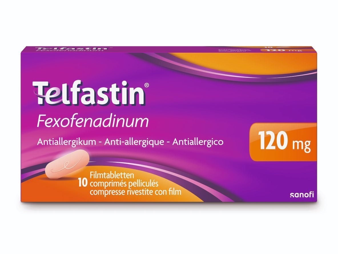 Foto Telfastin Filmtabletten 120 mg 10 Stk