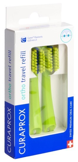 Foto Curaprox CS 5460 Travel Set Ortho refill grün