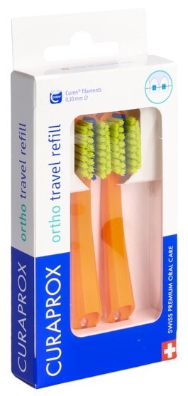 Foto Curaprox CS 5460 Travel Set Ortho refill orange