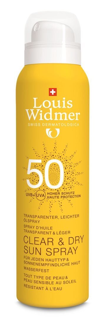 Foto Louis Widmer Clear & Dry Sun LSF50 parfumiert Spr 200 ml