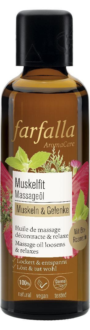 Foto farfalla Massageöl Muskelfit 75 ml