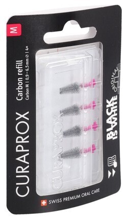 Foto Curaprox Black is white-CPS Carbon M refill 4 Stk