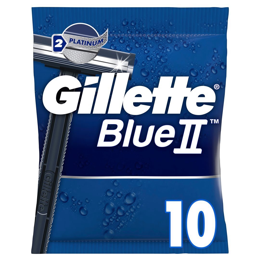 Foto Gillette Blue II Einwegrasierer 10 Stk