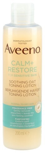 Foto Aveeno Calm+Restore Toning Lotion beruhigend Hafer Flasche 200 ml