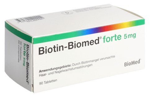 Foto Biotin-Biomed forte Tabletten 5 mg 90 Stk