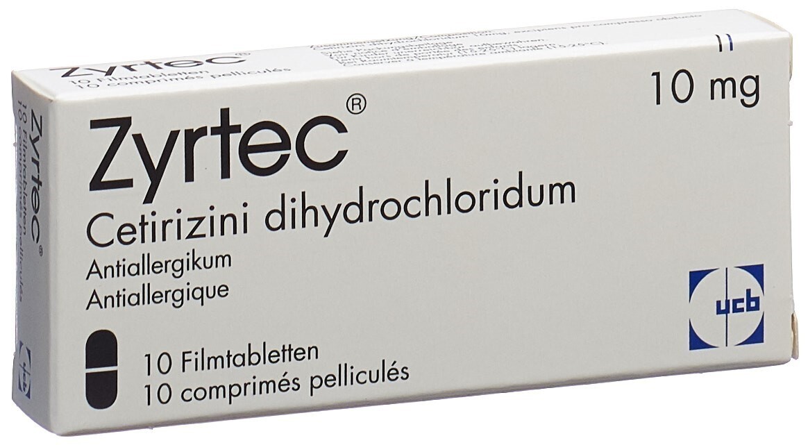 Foto Zyrtec Filmtabletten 10 mg 10 Stk