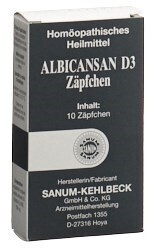 Foto Albicansan Zäpfchen D 3 10 Stk