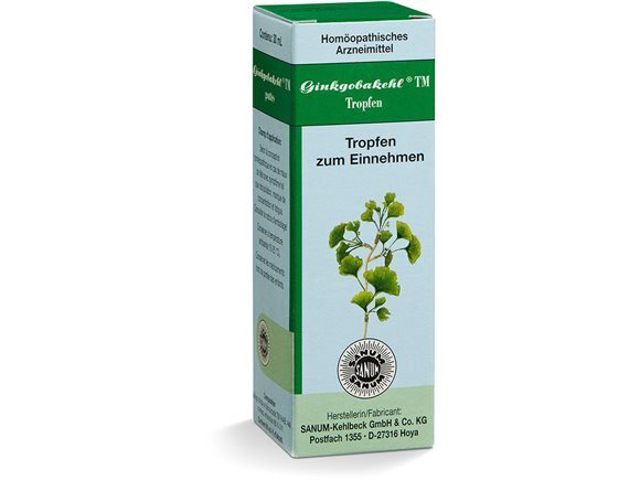 Foto Ginkgobakehl Tropfen Flasche 30 ml