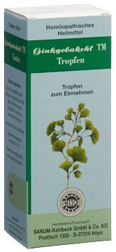 Foto Ginkgobakehl Tropfen Flasche 100 ml
