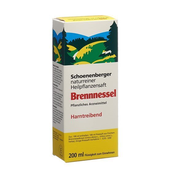 Foto Schoenenberger Brennnessel Heilpflanzensaft Flasche 200 ml
