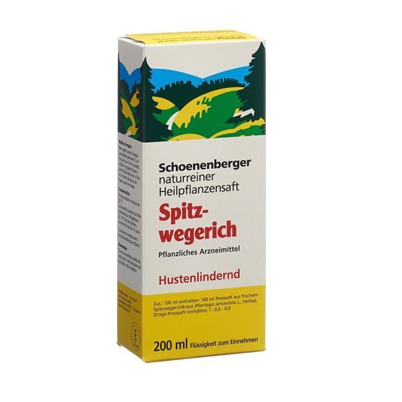 Foto Schoenenberger Spitzwegerich Heilpflanzensaft Flasche 200 ml