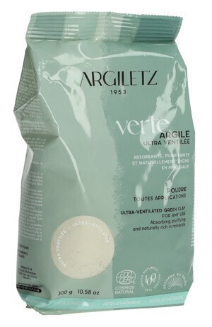 Foto Argiletz Tonerde grün Pulver ultra fein 300 g