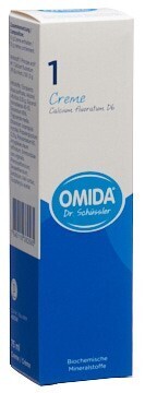 Foto Omida Schüssler Nr1 Calcium fluoratum Creme D 6 Tube 75 ml