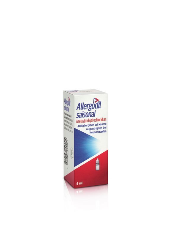 Foto Allergodil saisonal Augentropfen Flasche 4 ml
