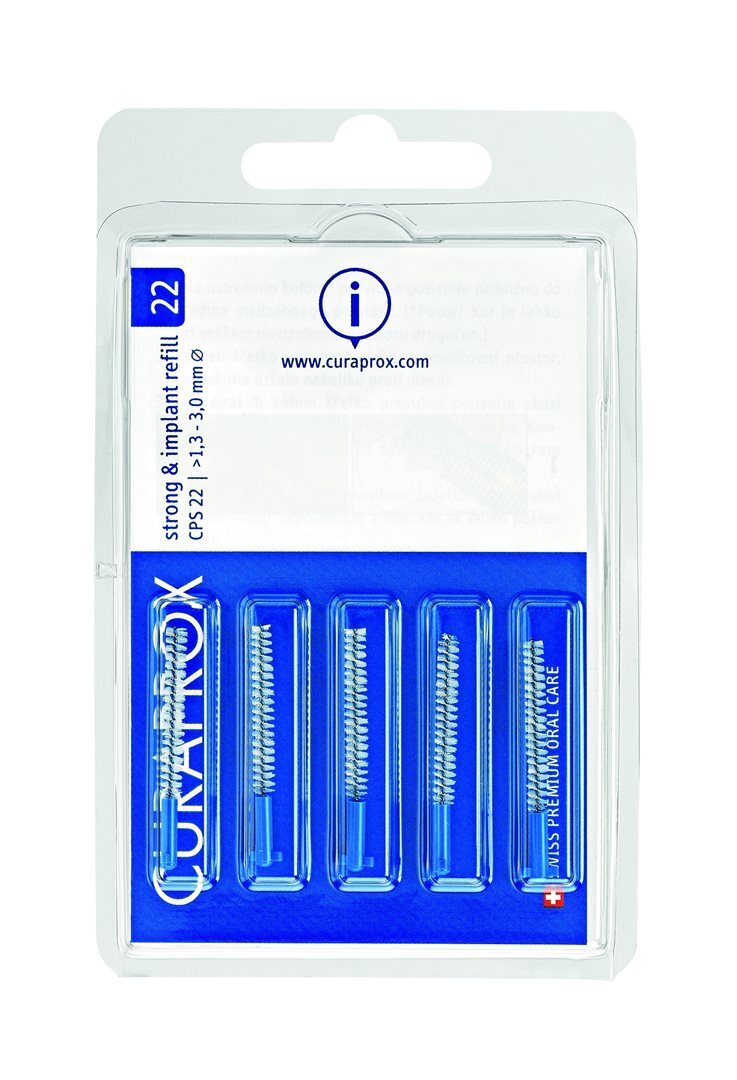 Foto Curaprox CPS 22 Interdentalbürste blau 5 Stk