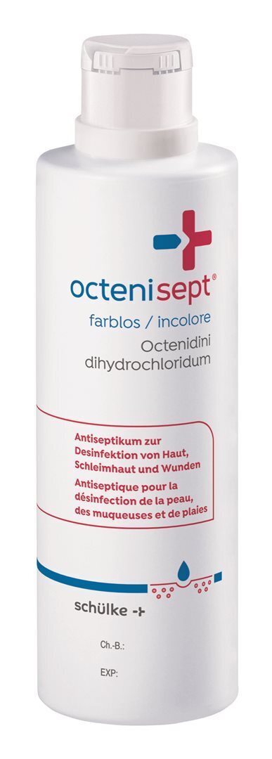 Foto Octenisept Lösung farblos mit Verschluss Flasche 250 ml