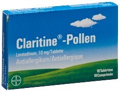 Foto Claritine-Pollen Tabletten 10 mg 10 Stk