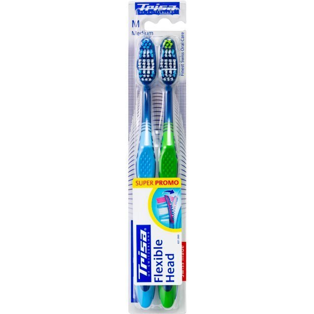 Foto Trisa Flexible Head Zahnbürste Duo medium
