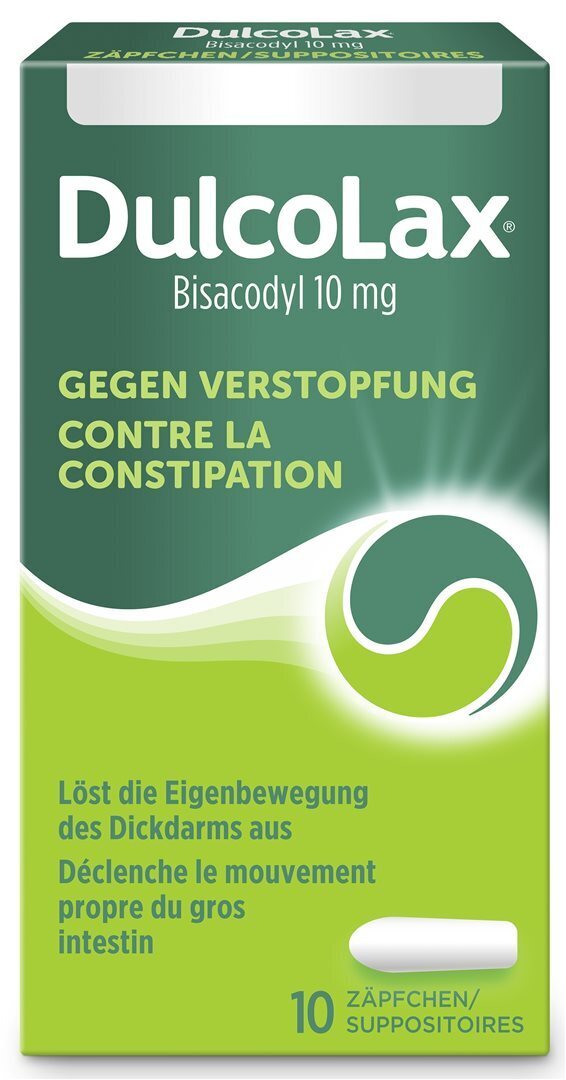 Foto Dulcolax Bisacodyl Zäpfchen 10 mg 10 Stk