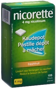 Foto Nicorette Freshfruit Kaudepots 4 mg 105 Stk