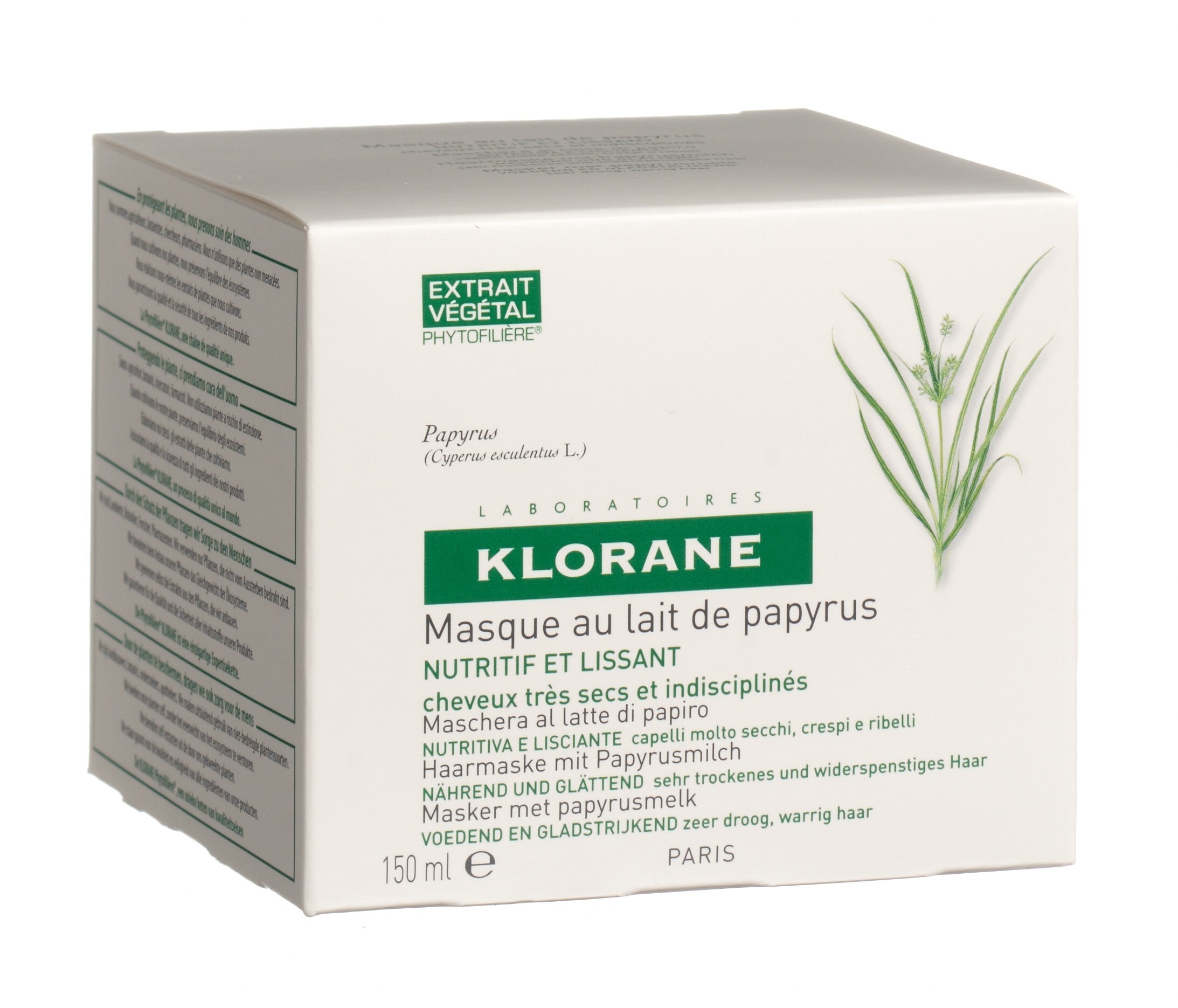 Foto Klorane Papyrusmilch Haarmaske 150 ml