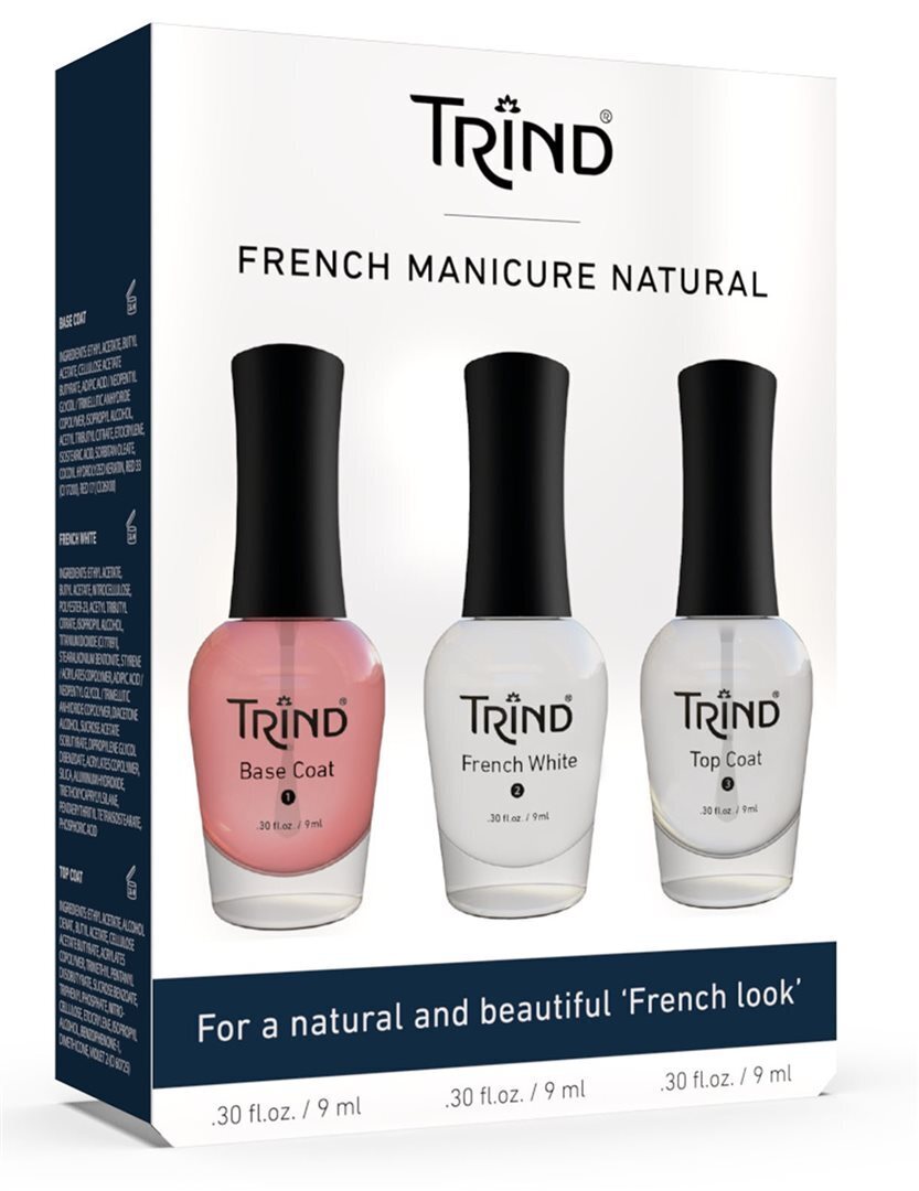 Foto Trind French Manicure Natural Set 3 x 9ml 3 x 9 ml