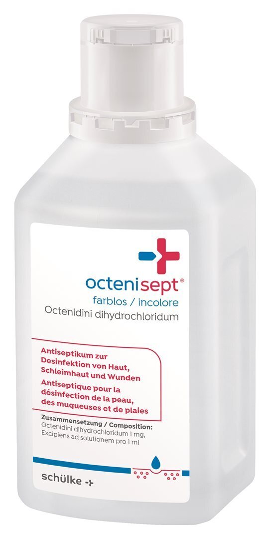 Foto Octenisept Lösung farblos mit Verschluss Flasche 500 ml