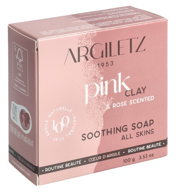 Foto Argiletz Seife Heilerde rosa Bio 100 g