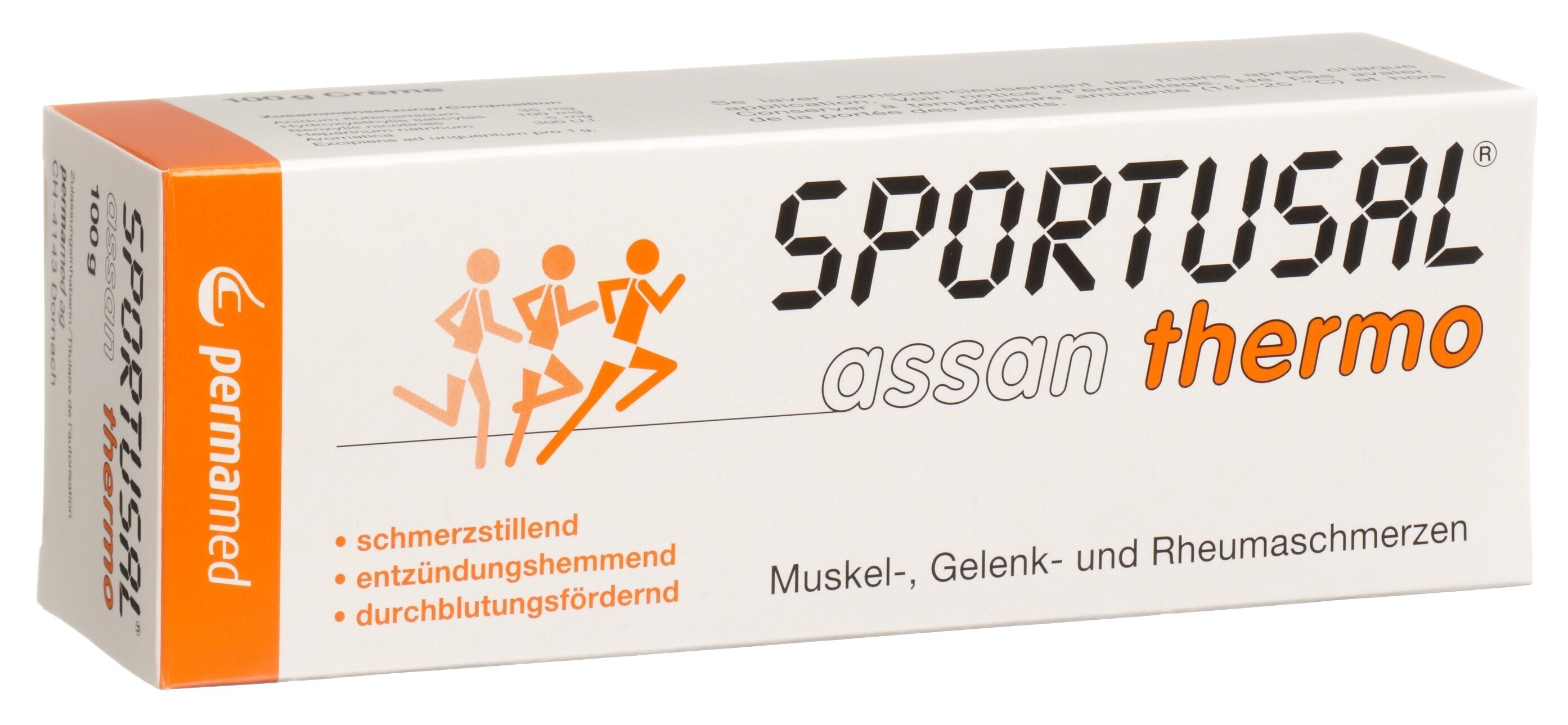 Foto Sportusal assan thermo Creme Tube 100 g