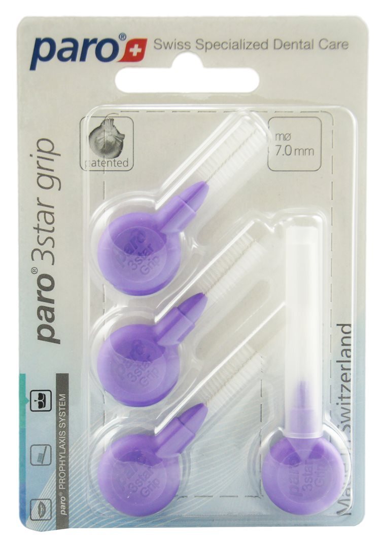 Foto paro 3Star-Grip 7mm medium-coarse violett 4 Stk