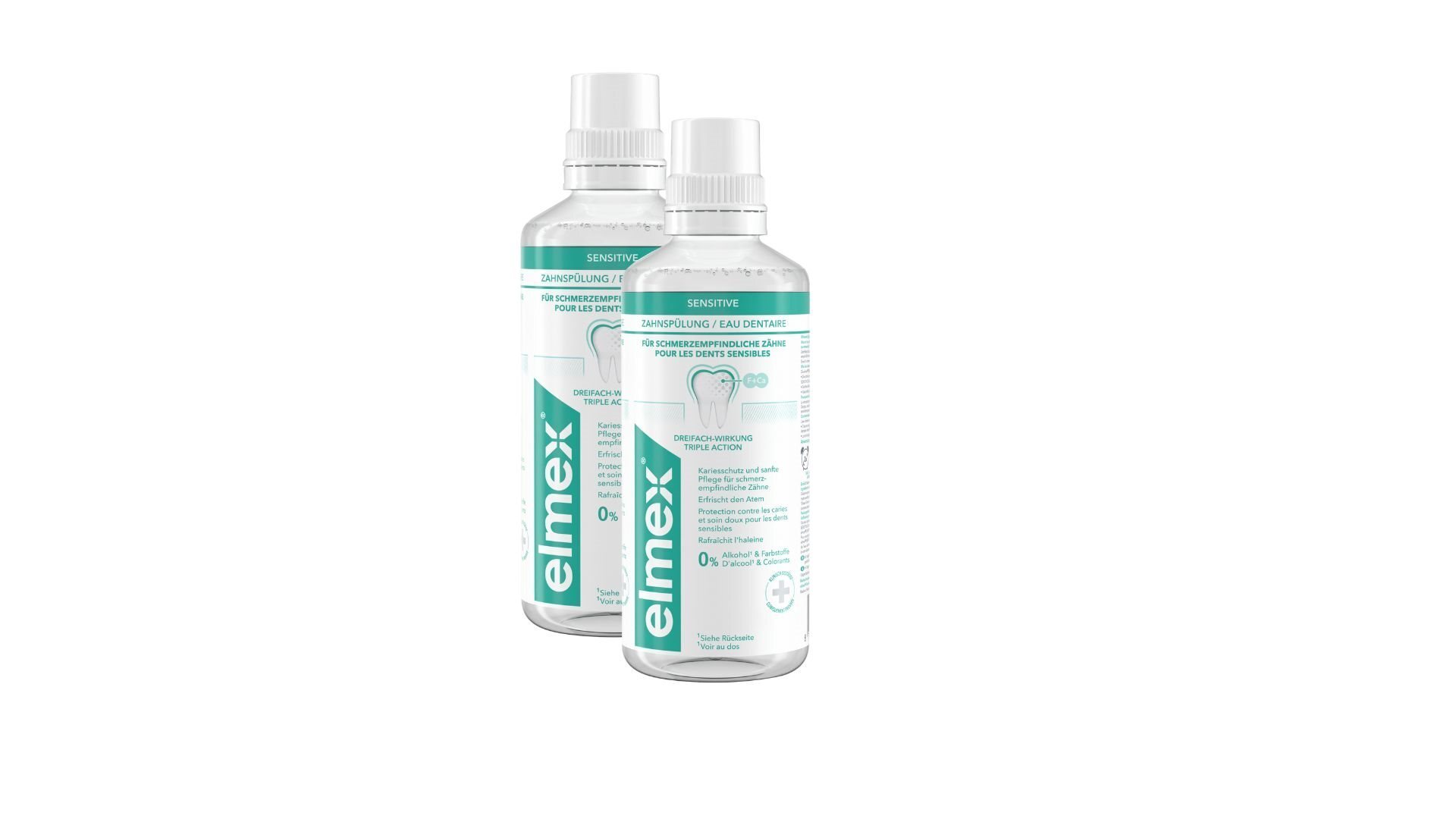 Foto elmex SENSITIVE Zahnspülung Duo 2 x 400 ml