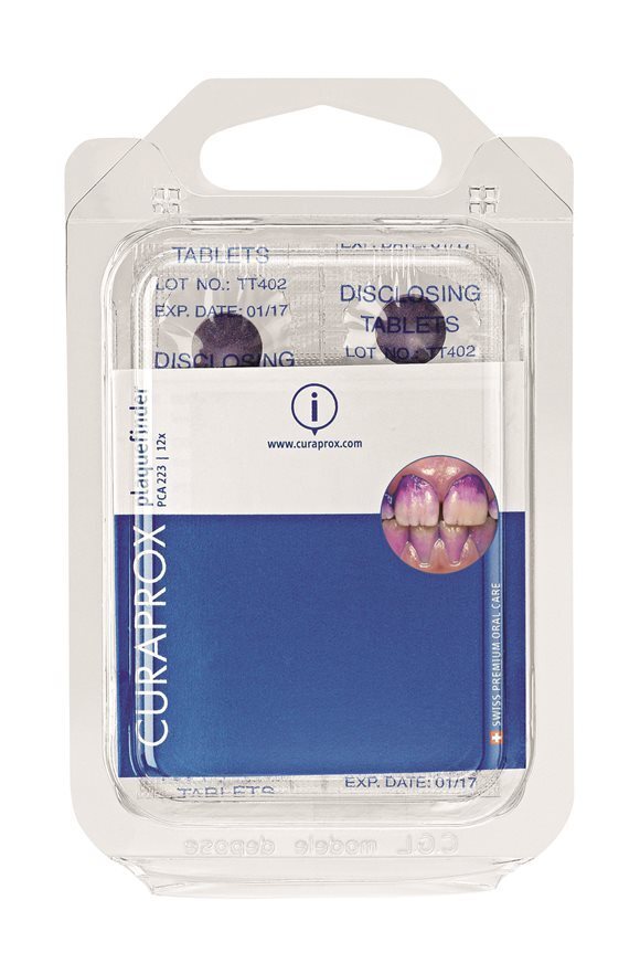 Foto Curaprox PCA 223 Plaquesearch Anfärbetabletten 12 Stk