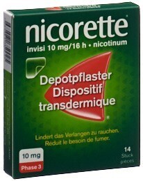 Foto Nicorette Invisi Patch 10 mg/16h 14 Stk