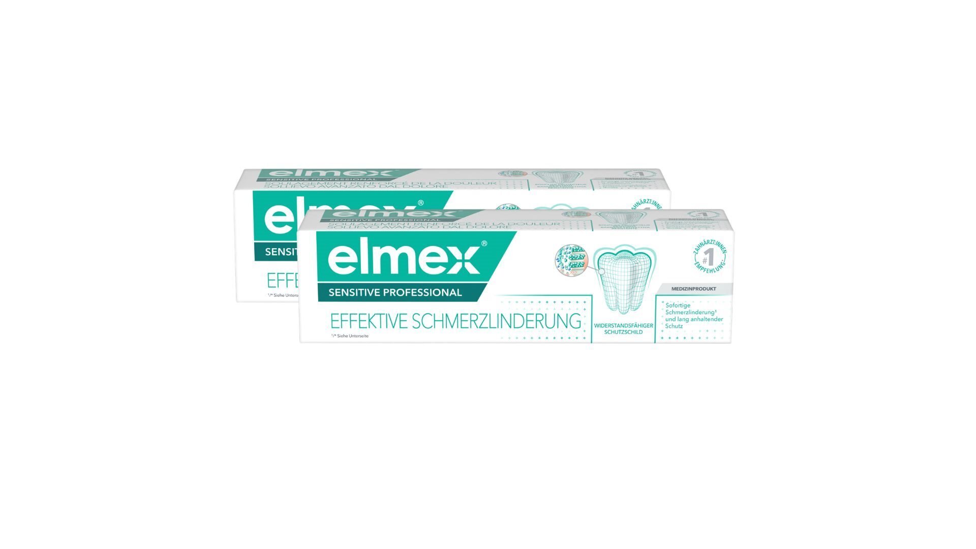 Foto elmex SENSITIVE PROFESSIONAL Zahnpasta Duo 2 x 75 ml