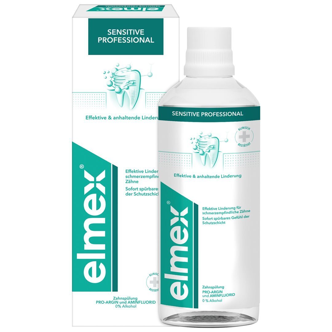 Foto elmex SENSITIVE PROFESSIONAL Zahnspülung Flasche 400 ml