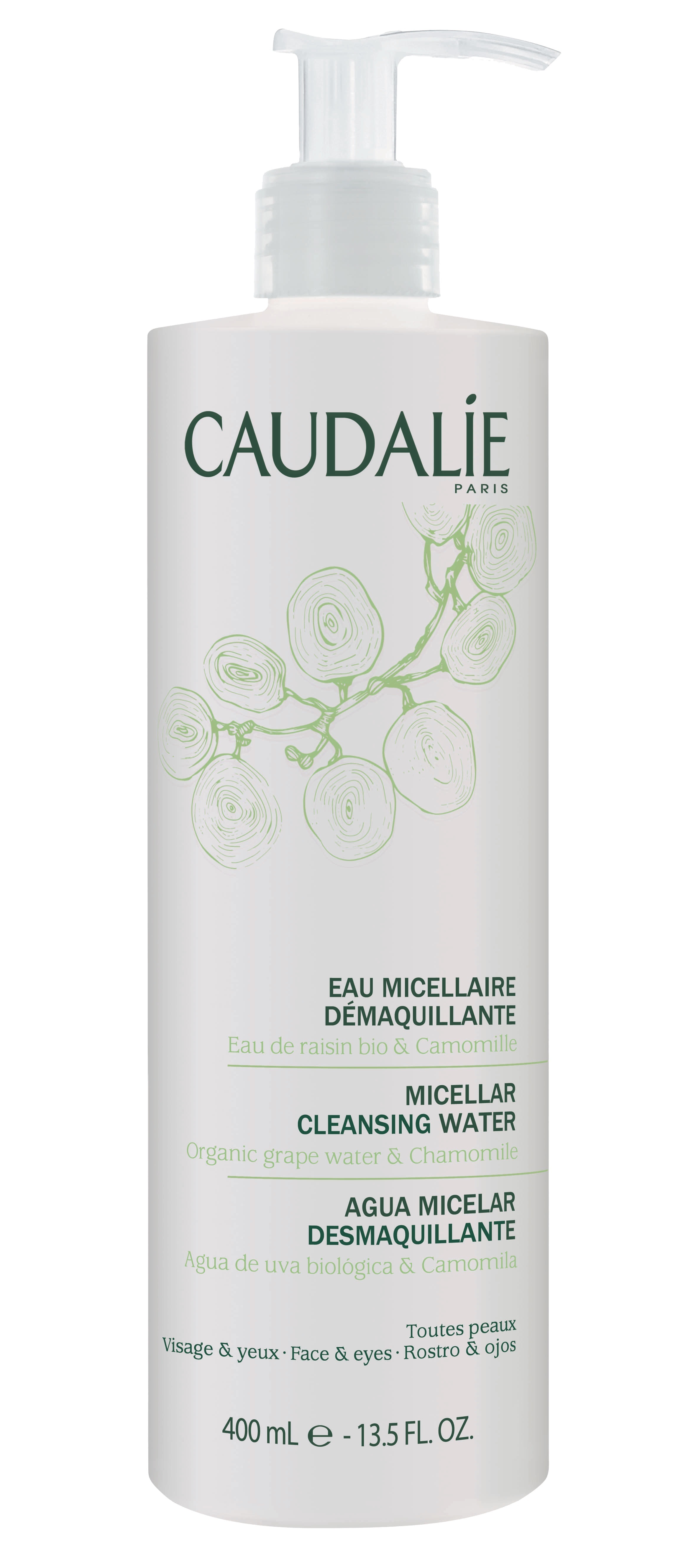 Foto Caudalie Eau Micellaire Démaquillant 400 ml