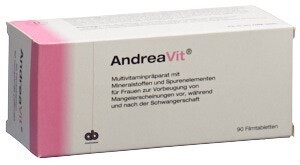 Foto Andreavit Filmtabletten Flasche 90 Stk