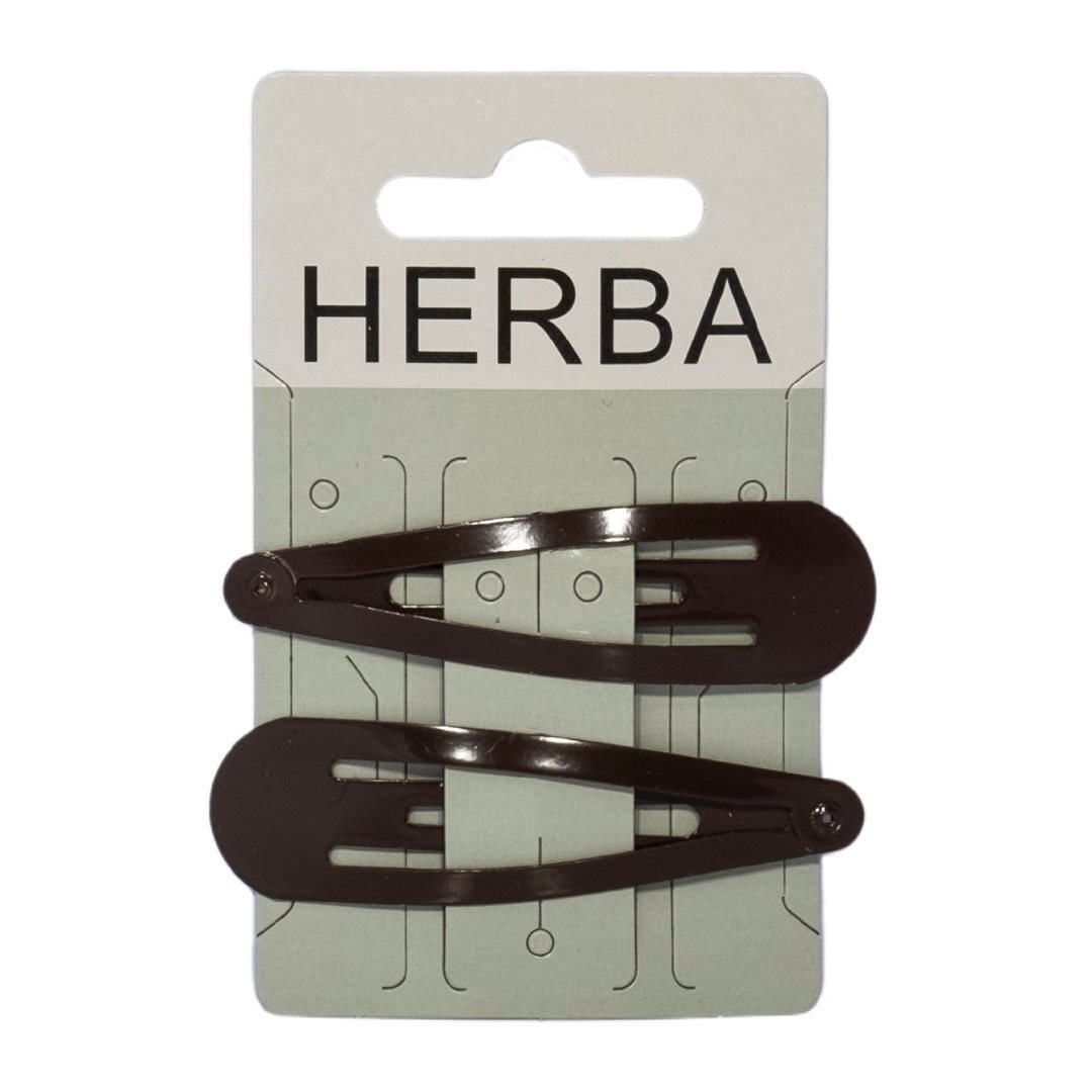 Foto Herba Clips 6.8cm havanna 2 Stk