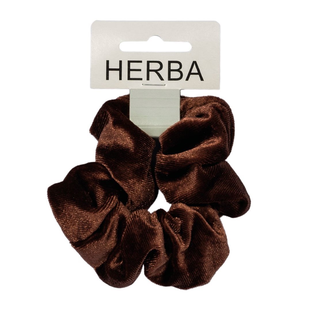 Foto Herba Scunci 11cm Samt braun