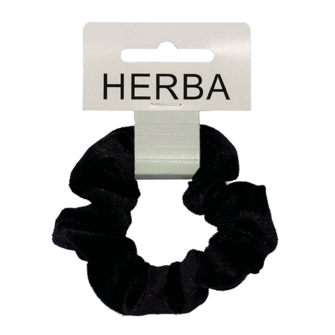 Foto Herba Scunci 9cm Samt schwarz