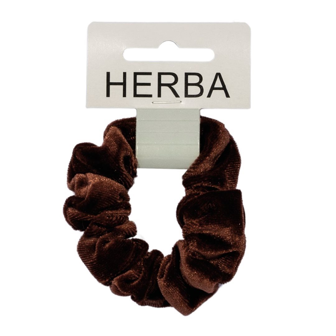 Foto Herba Scunci 9cm Samt braun