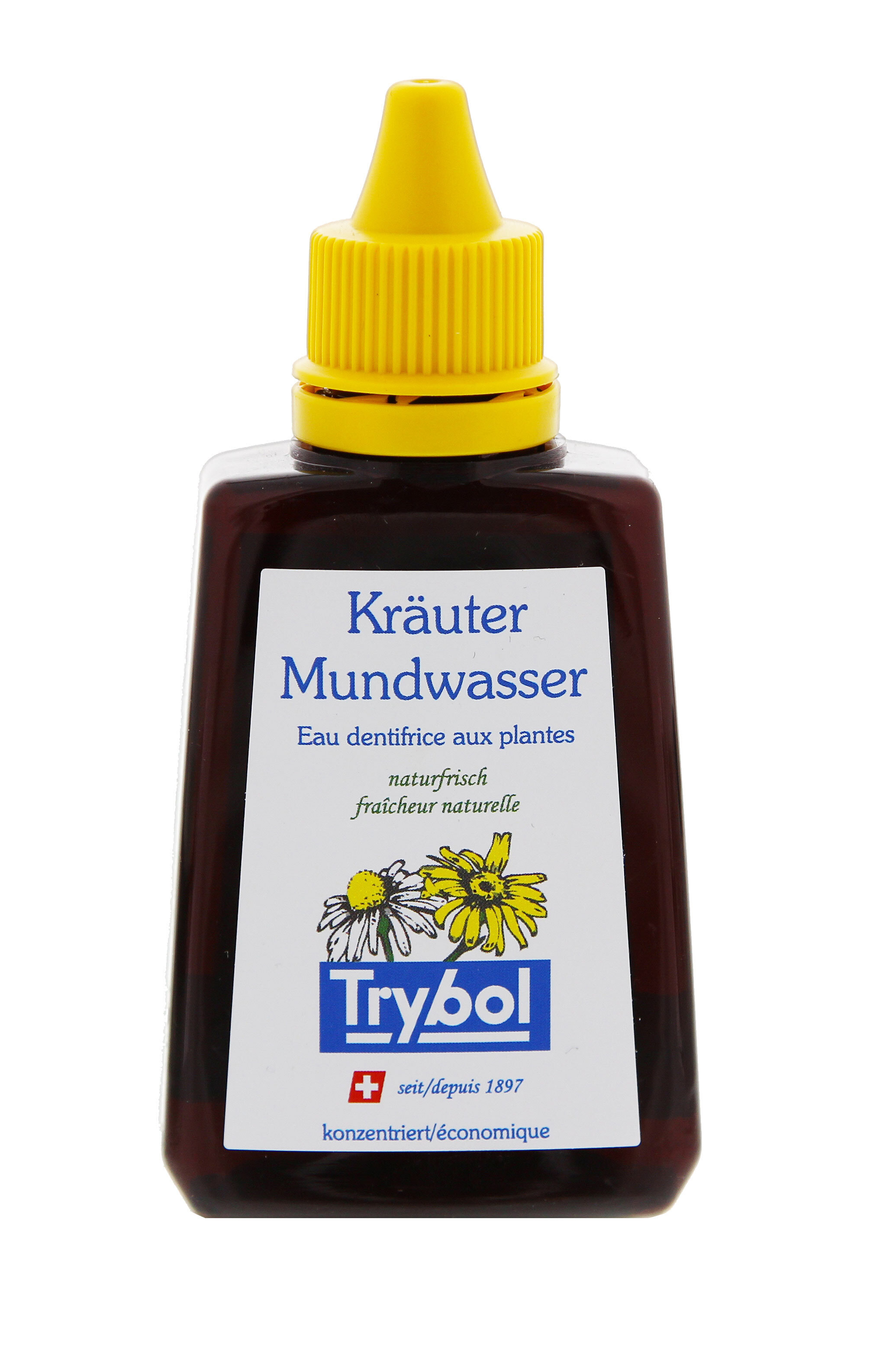 Foto Trybol Kräuter Mundwasser Flasche 85 ml