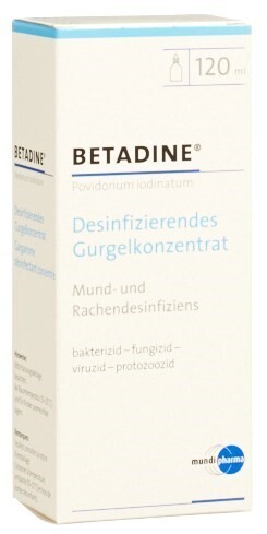 Foto Betadine desinfizierendes Gurgelkonzentrat liq Flasche 120 ml