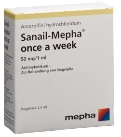 Foto Sanail-Mepha once a week Nagellack 50 mg/ml Flasche 2.5 ml