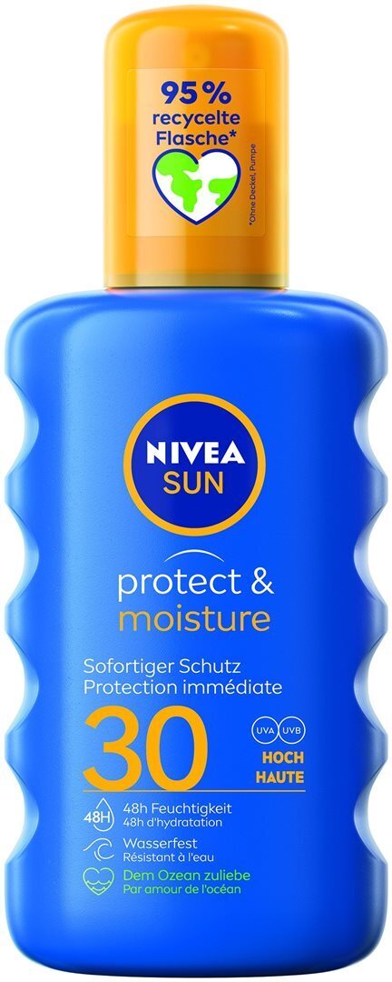 Foto NIVEA SUN Protect & Moisture Sonnenspray pflegend LSF30 200 ml