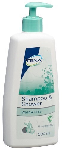 Foto TENA Shampoo & Shower Flasche 500 ml